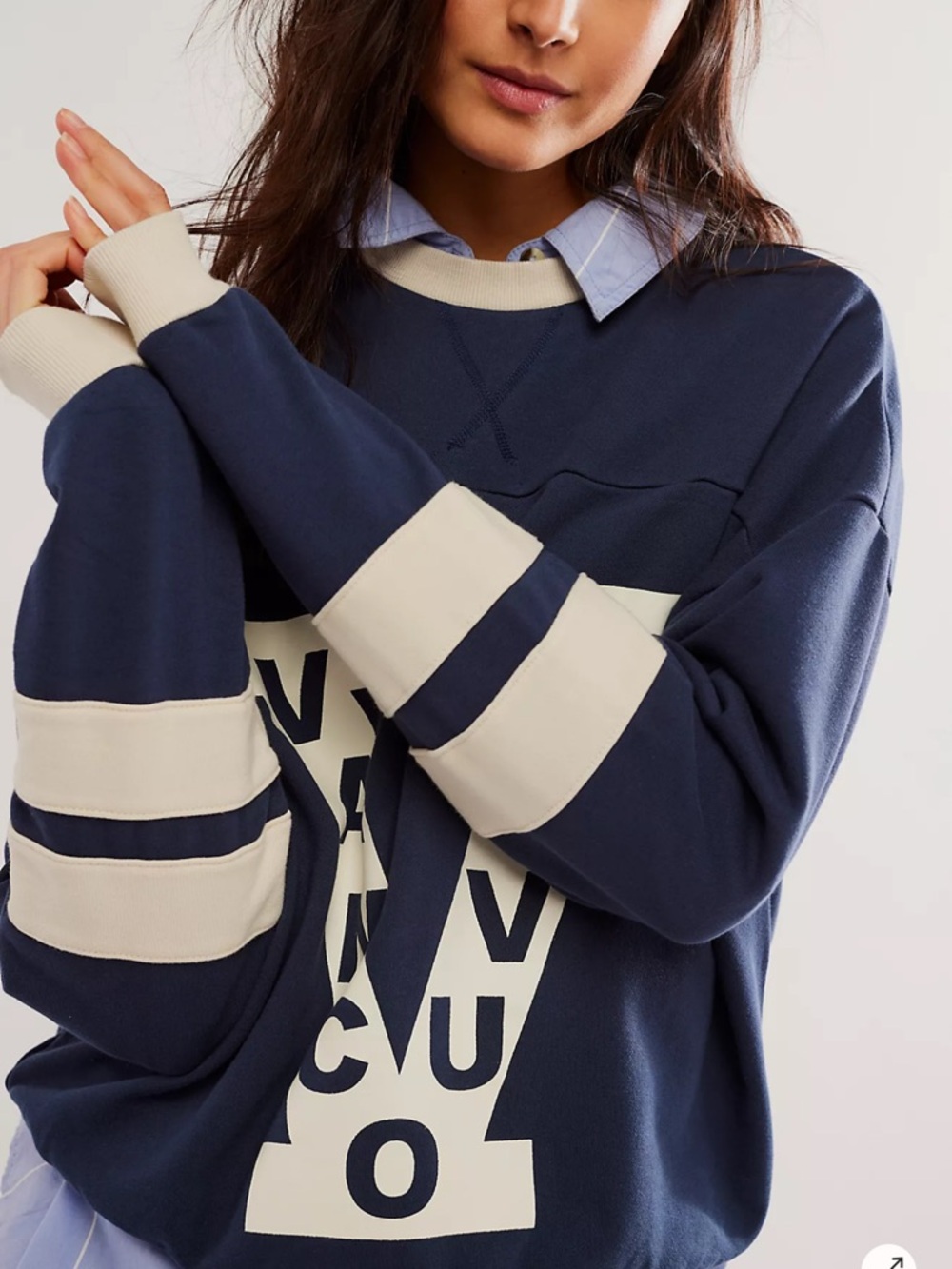 Falling Forward Vancouver Hockey Crew Neck - Picture 3 of 8